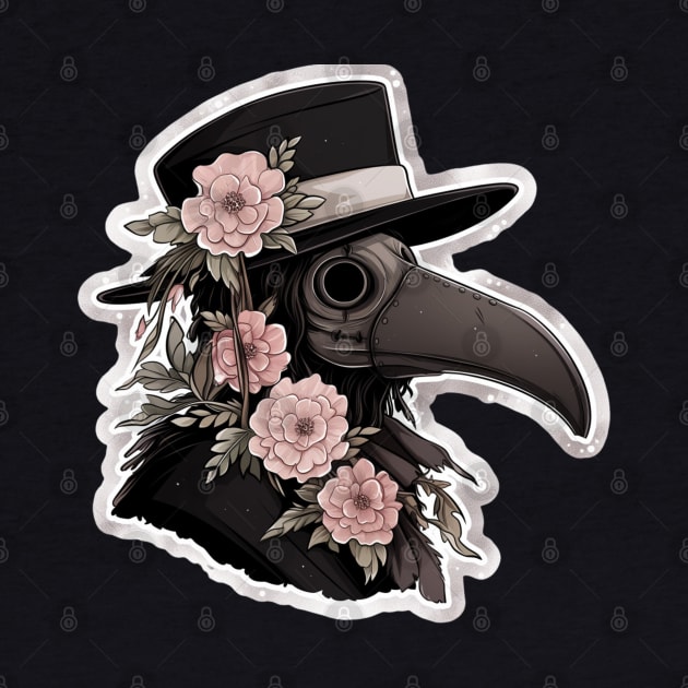 Cute Floral Plague Doctor by DarkSideRunners